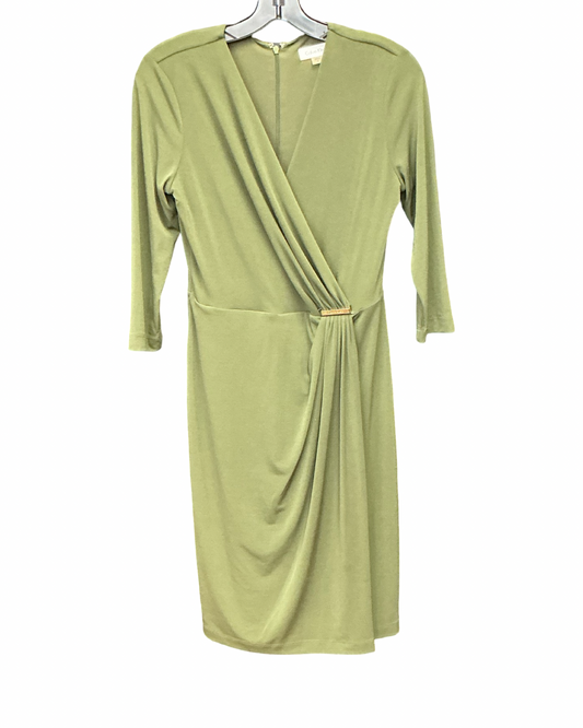 Dress Casual Midi By Calvin Klein In Green, Size:S