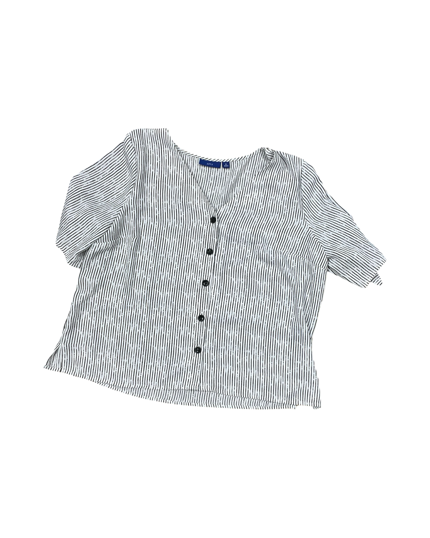Top Ss By Apt 9 In Black & White, Size:Xl