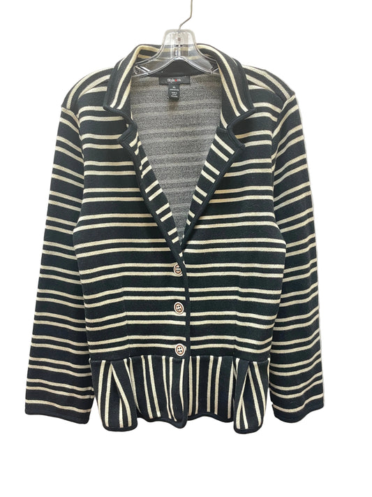 Blazer By Style And Company In Black & White, Size:Xl