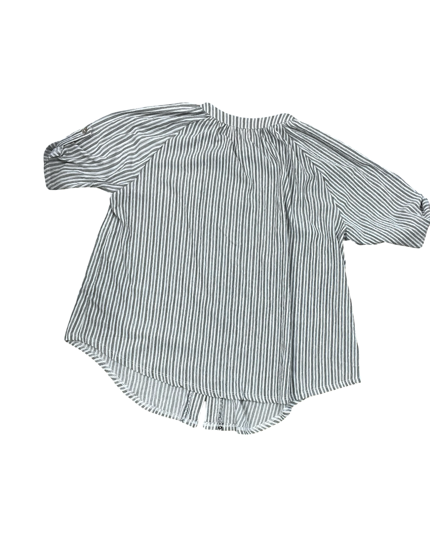 Top Ss By Ruby Rd In Grey & White, Size:Lp