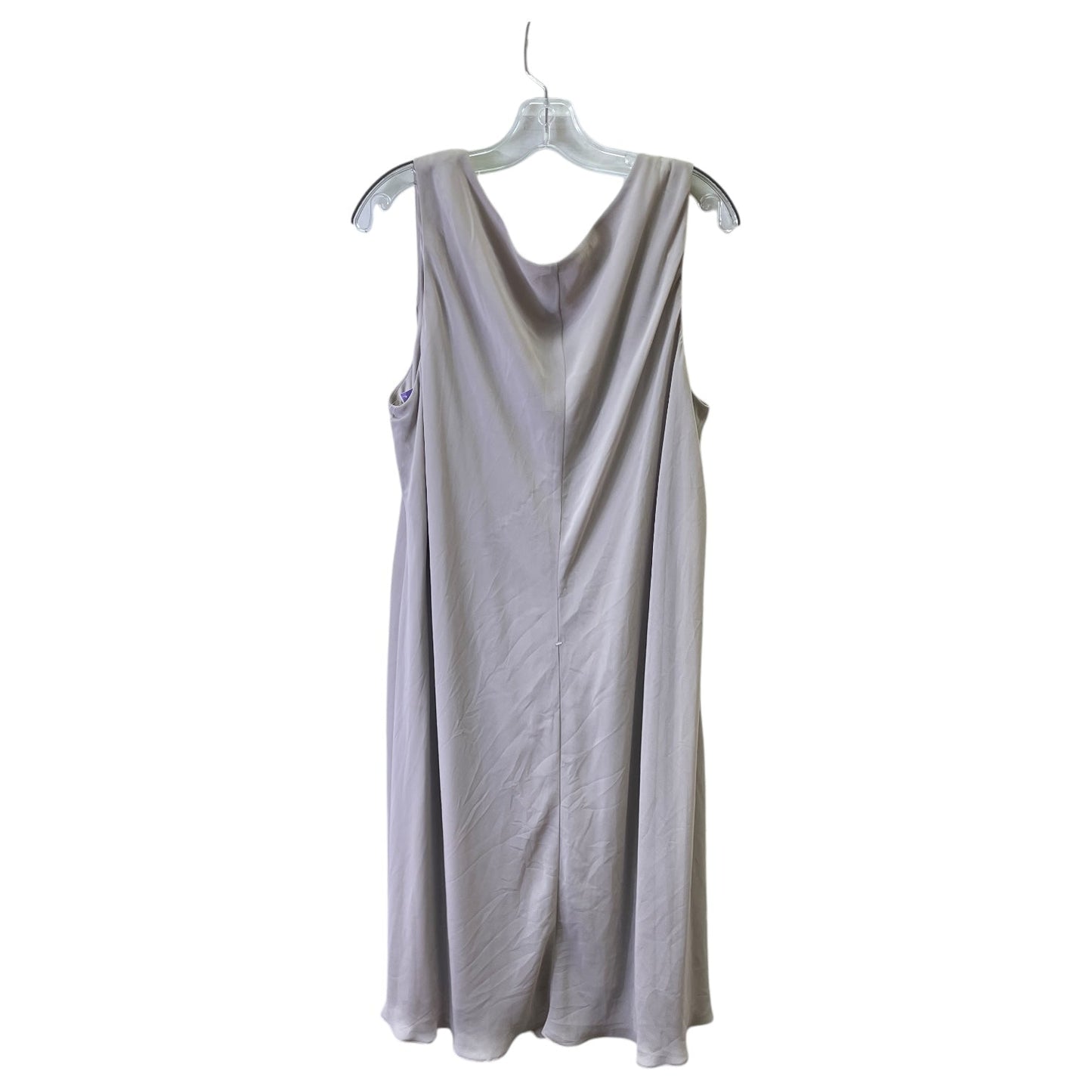 Dress Casual Midi By Sl Fashions In Taupe, Size:3