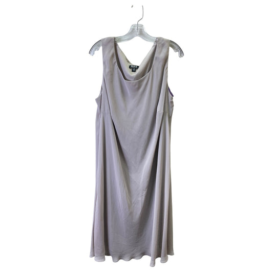 Dress Casual Midi By Sl Fashions In Taupe, Size:3