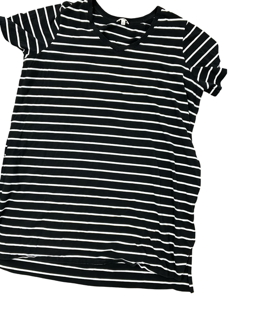 Dress Casual Midi By Terra & Sky In Black & White, Size:3