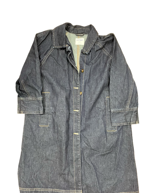 Jacket Denim By Old Navy In Blue Denim, Size:Xlp