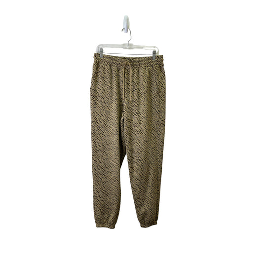 Athletic Pants By Fabletics In Black & Tan, Size:M