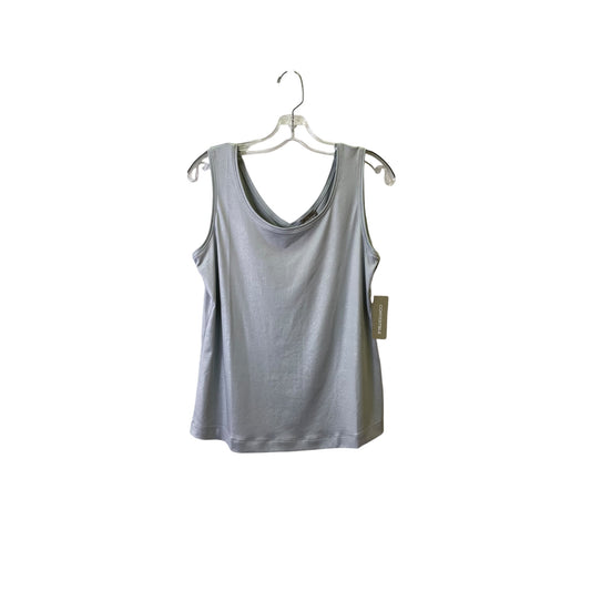 Tank Top By Chicos In Silver, Size:M