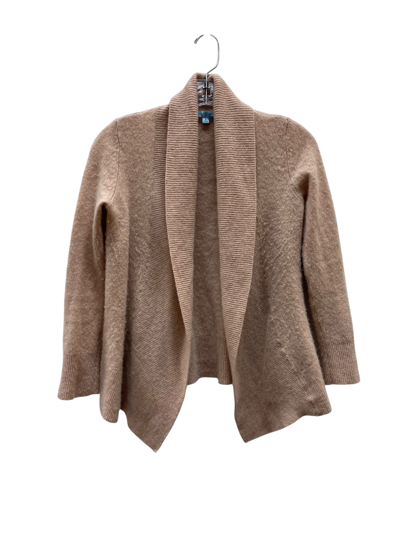 Sweater Cardigan Cashmere By Antonio Melani In Tan, Size:S