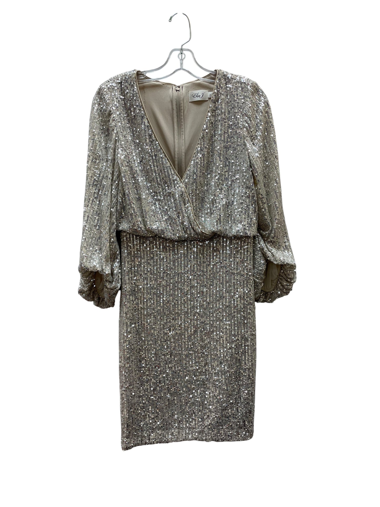 Dress Casual Short By Eliza J In Taupe, Size:6