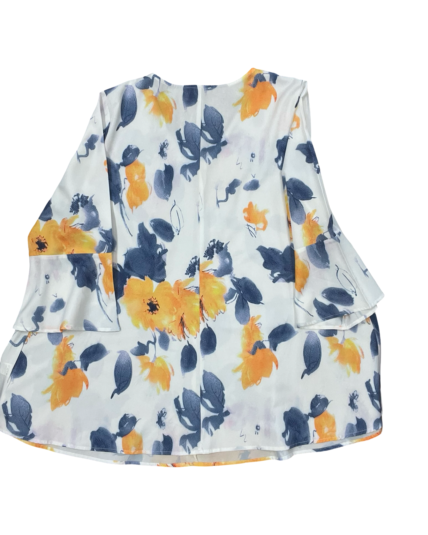 Top Sleeveless By Clothes Mentor In Blue & White, Size:L