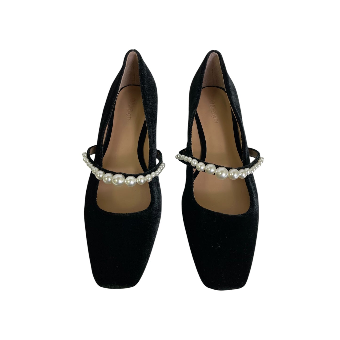 Shoes Flats By On 34th In Black & White, Size:8.5