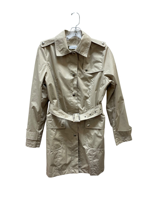 Coat Raincoat By Jaclyn Smith In Tan, Size:M