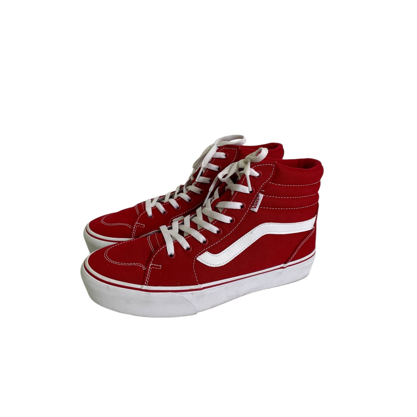 Shoes Sneakers By Vans In Red, Size:11