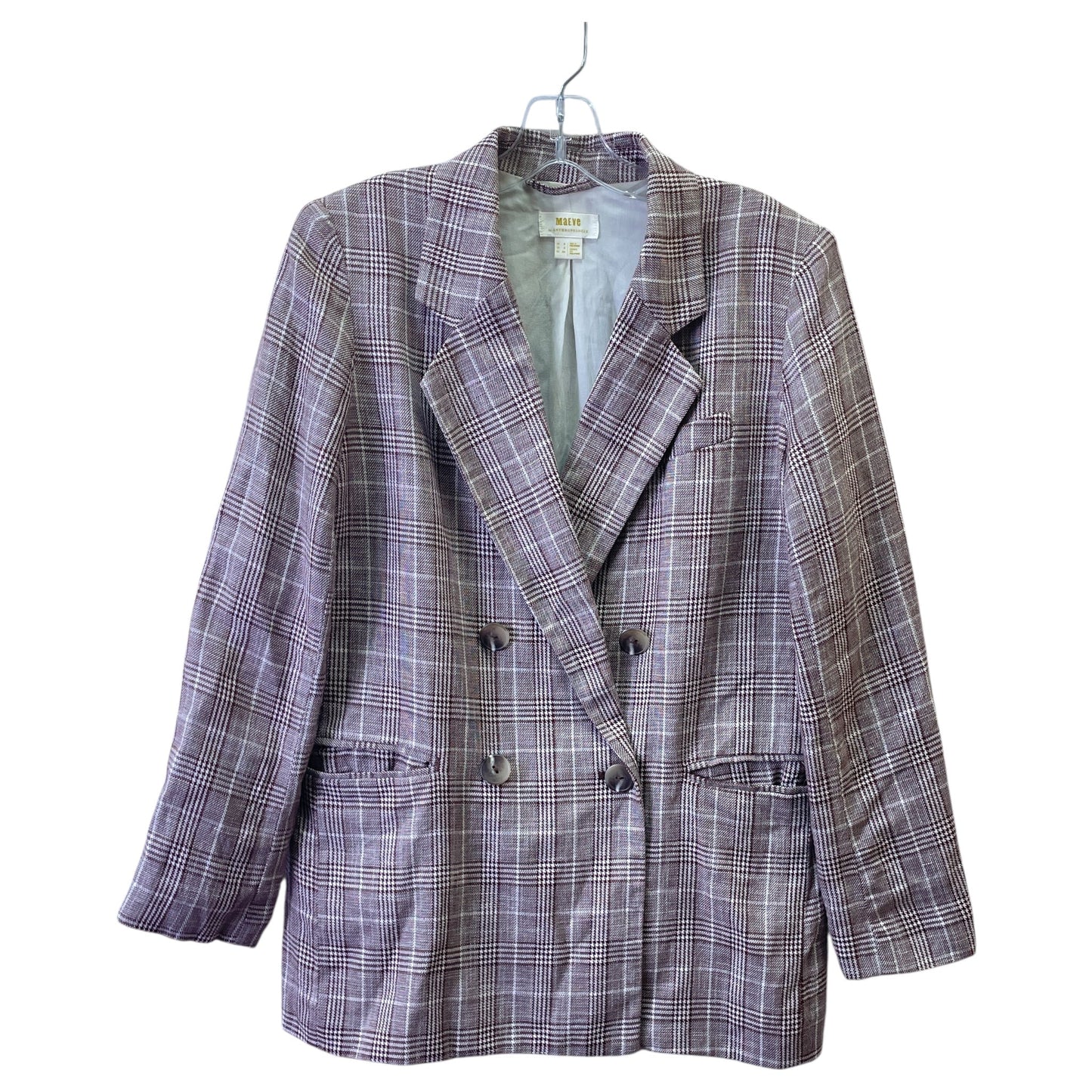 Blazer By Maeve In Maroon, Size:Xs