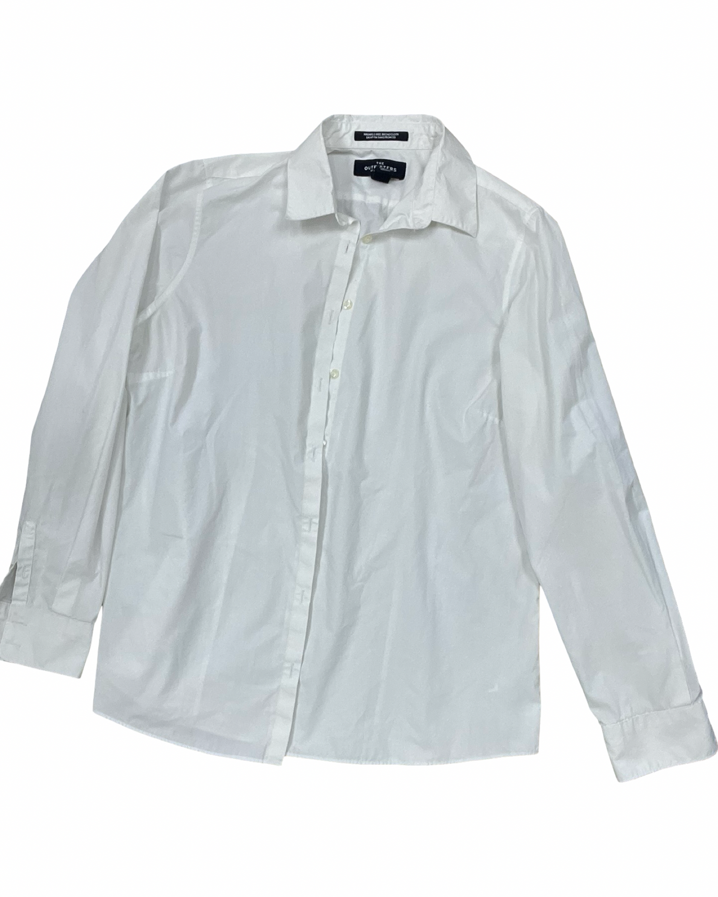 Blouse Ls By Lands End In White, Size:L