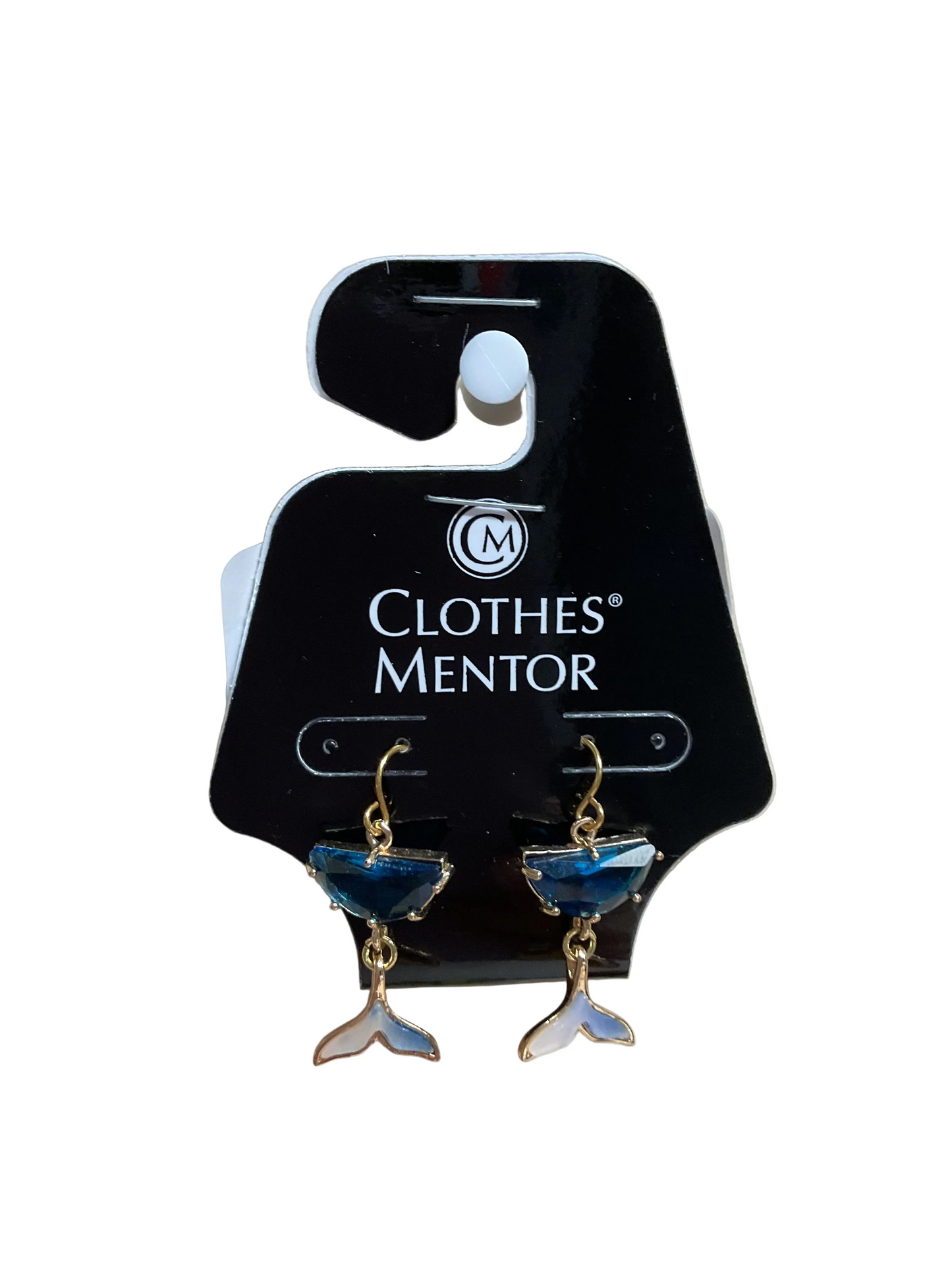 Earrings Dangle/Drop By Clothes Mentor In Blue & Gold