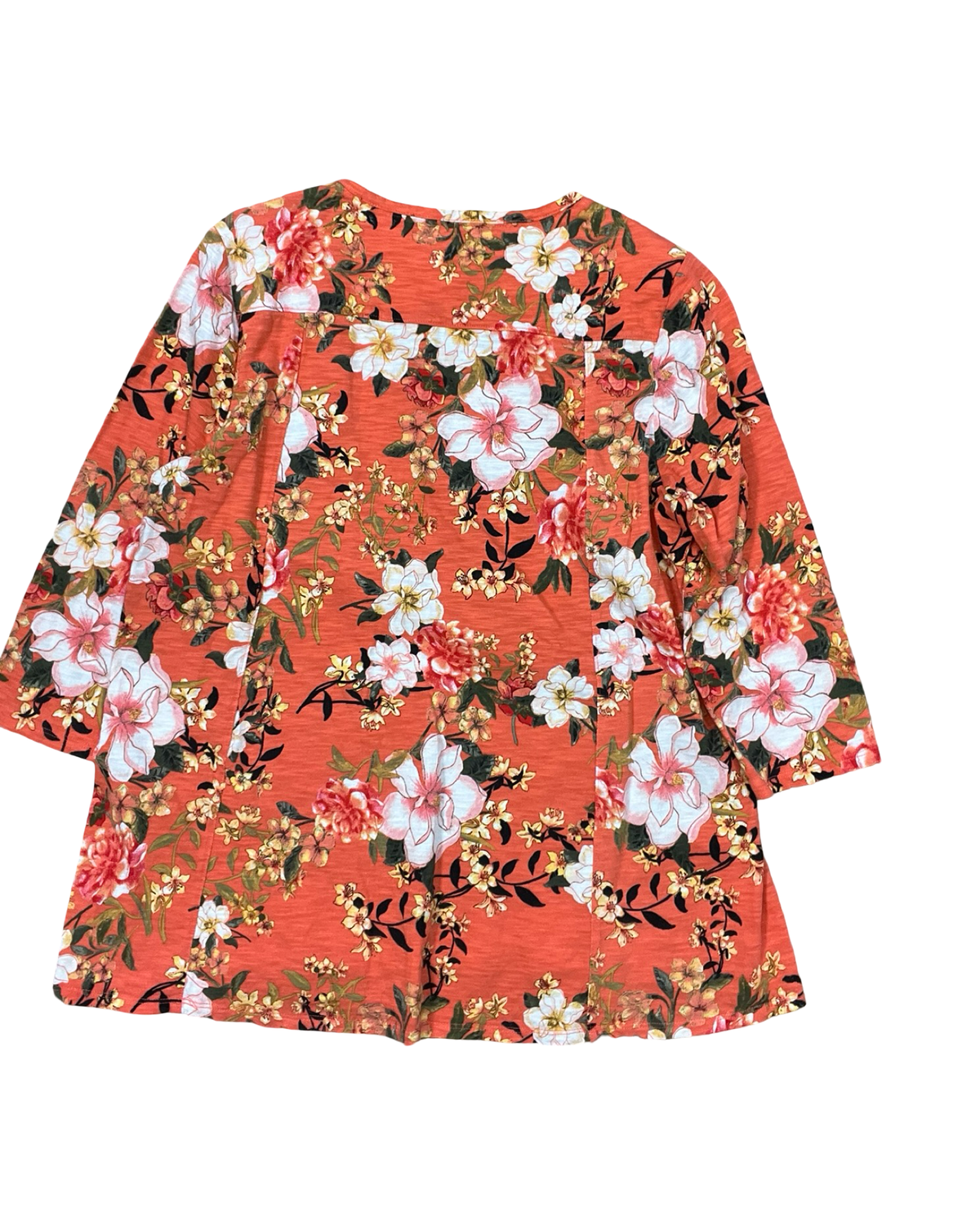 Top Ls By Chicos In Orange, Size:L