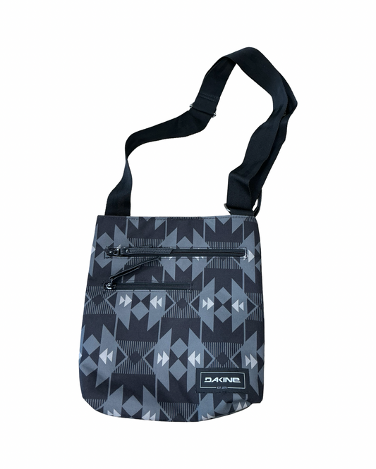 Crossbody By Clothes Mentor In Black & Grey, Size:Medium