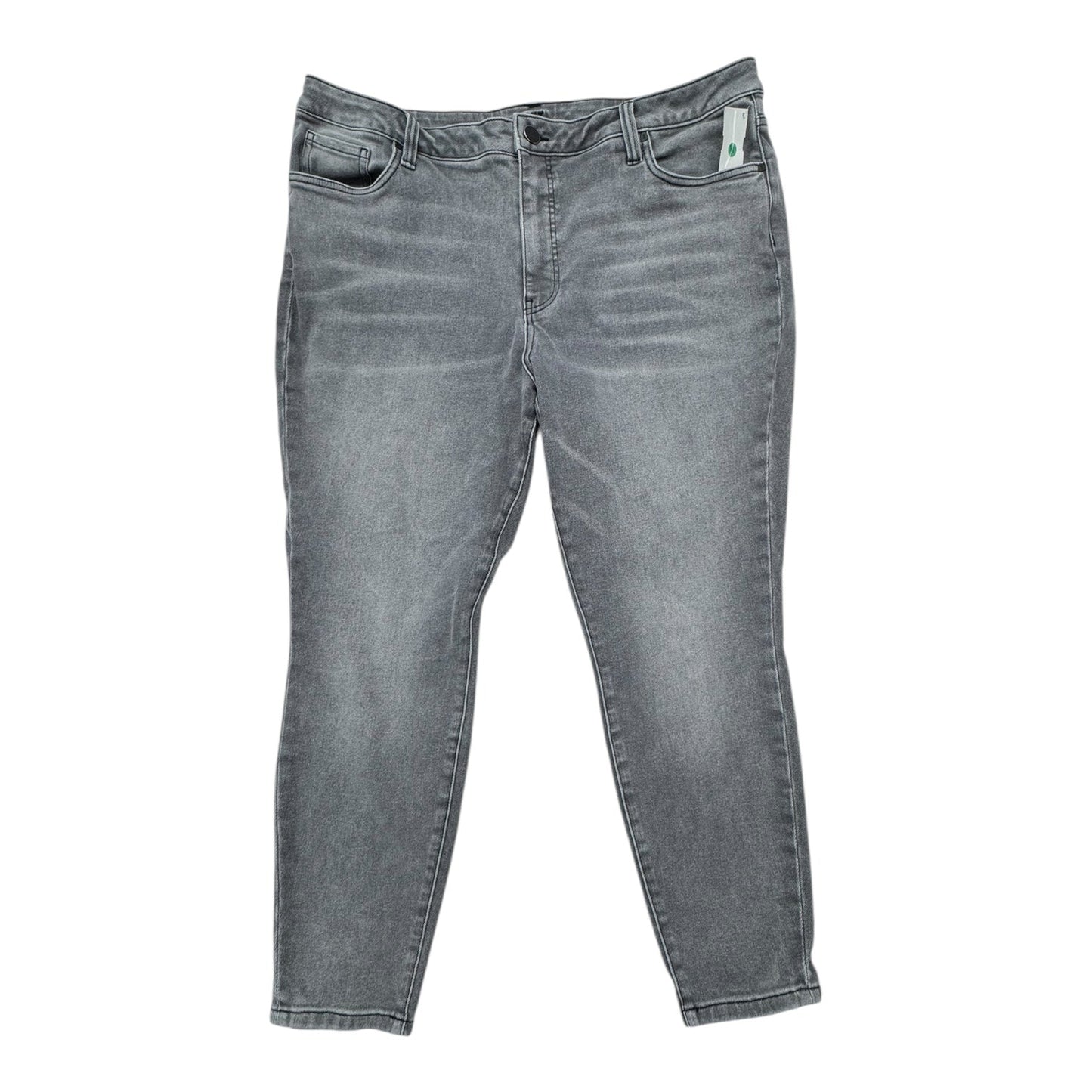 Jeans Skinny By Kut In Grey Denim, Size:20