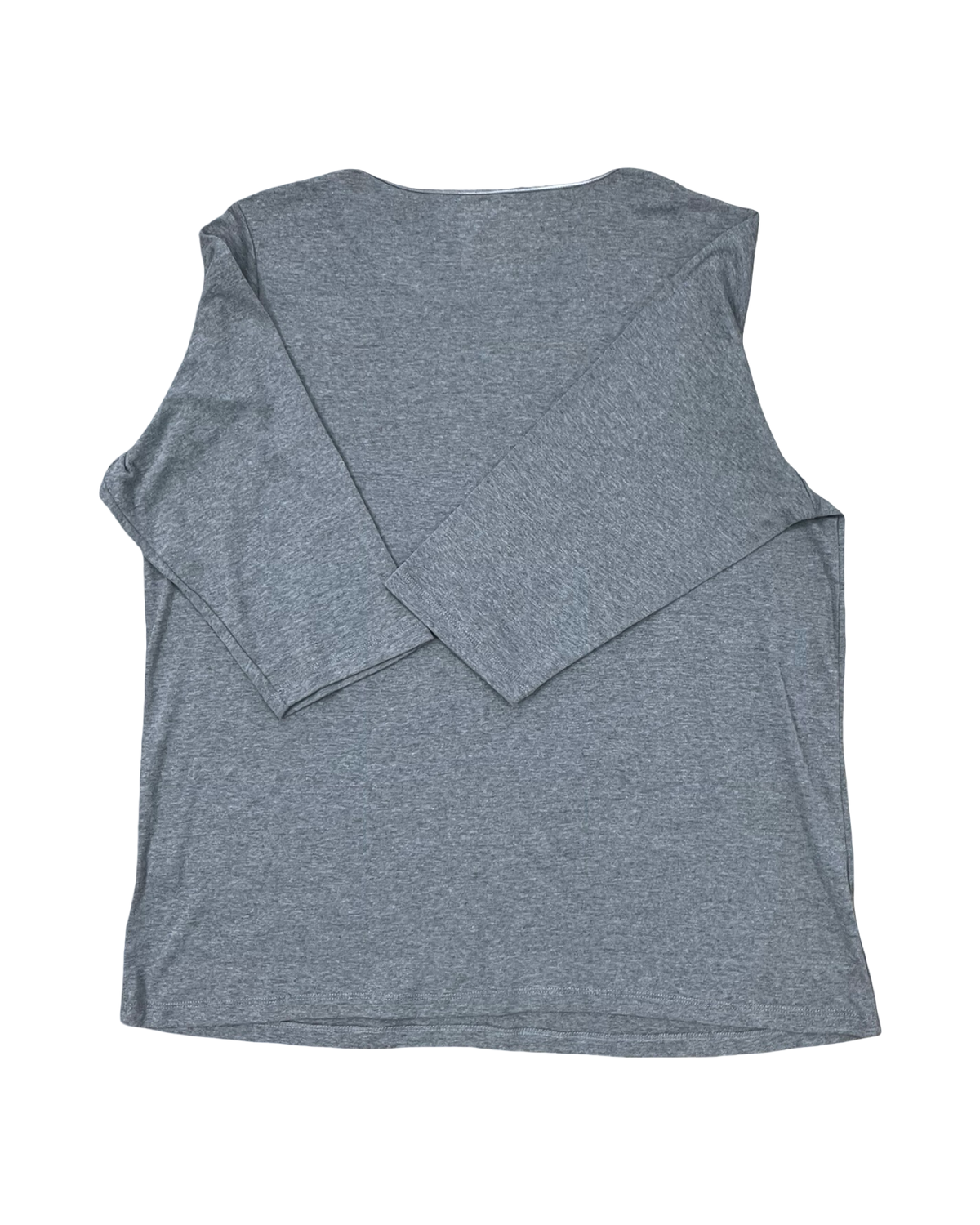 Top Ls Basic By Cj Banks In Grey, Size:1X