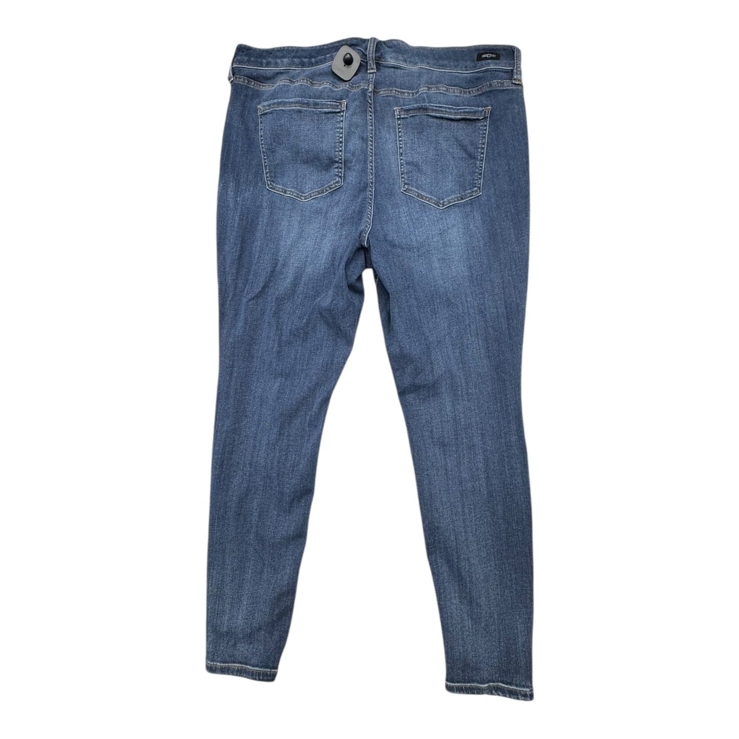 Jeans Skinny By Liverpool In Blue Denim, Size:20