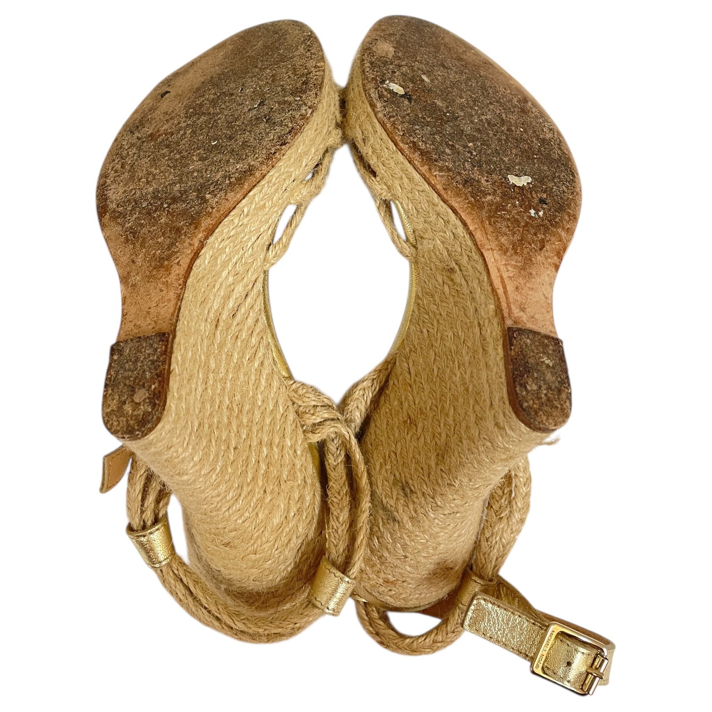 Sandals Designer By Michael Kors In Beige, Size:6.5