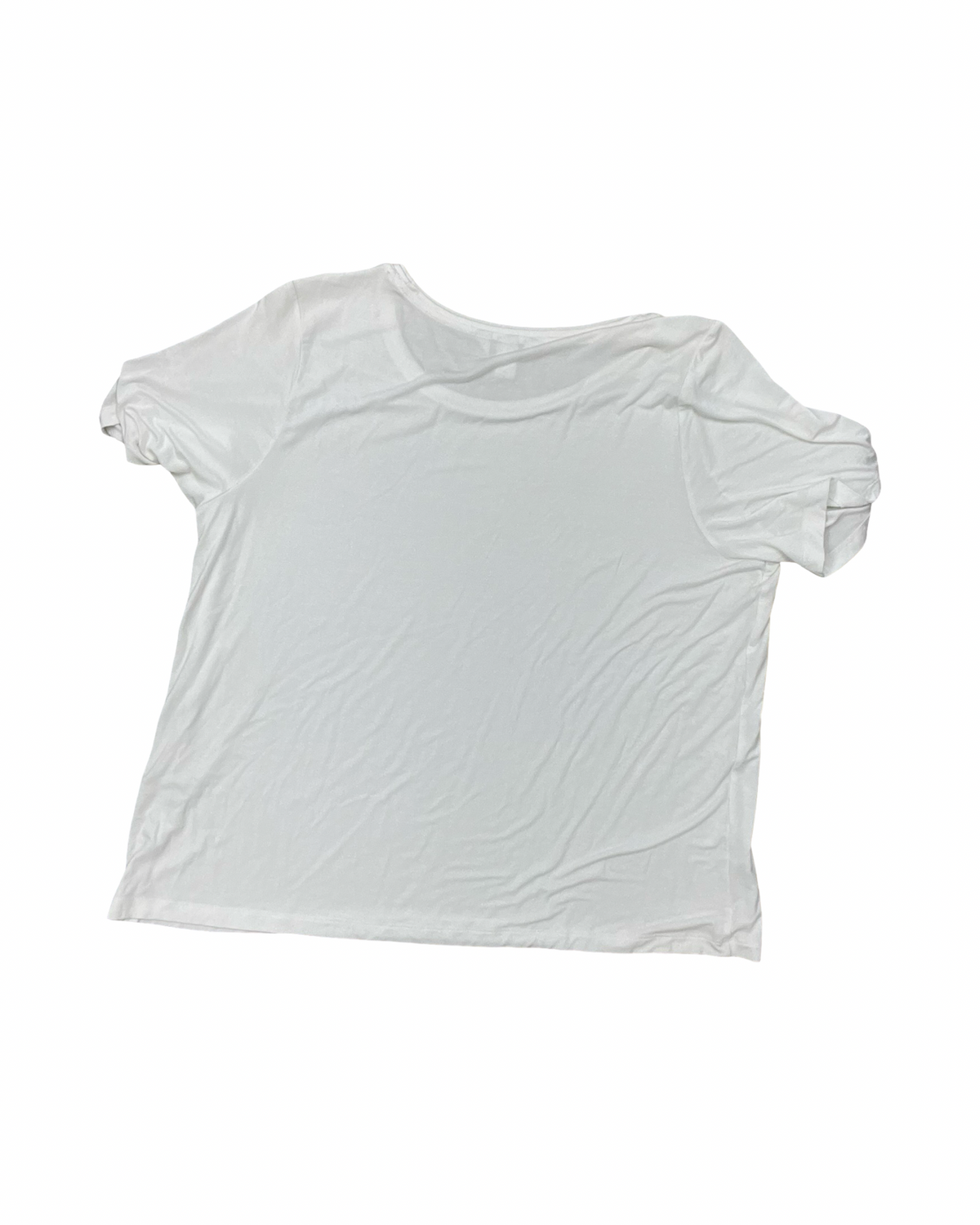 Top Ss Basic By Cj Banks In White, Size:2X