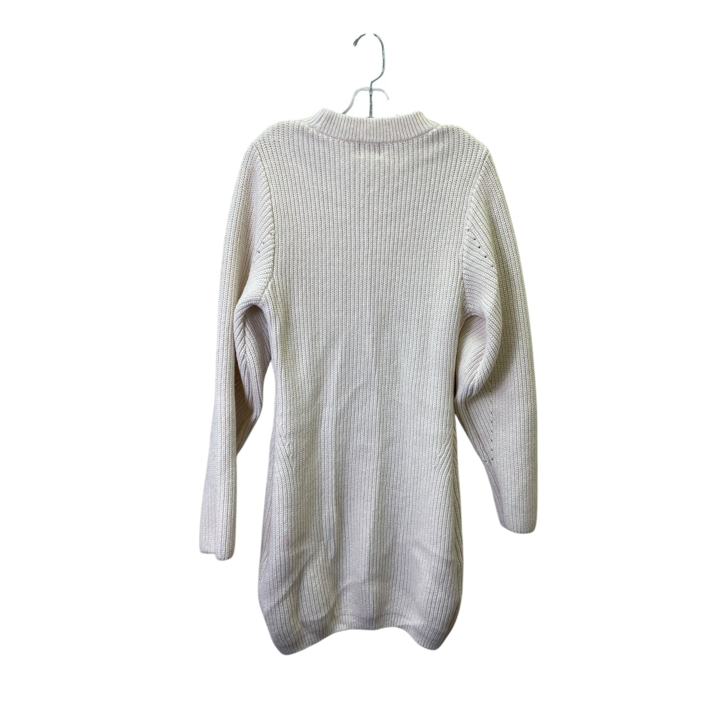 Dress Sweater By H&M In Cream, Size:M