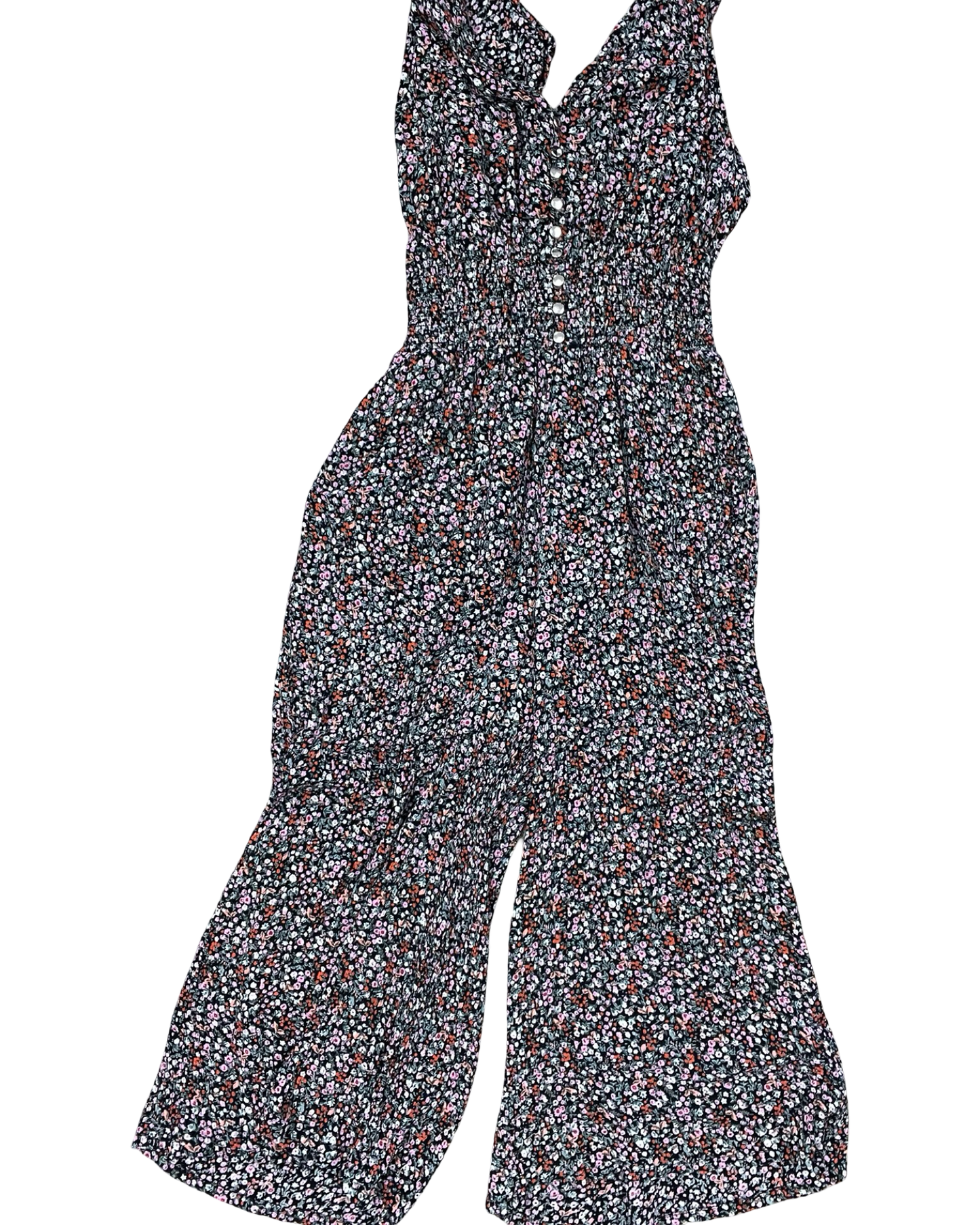 Jumpsuit By Myra In Floral Print, Size:M