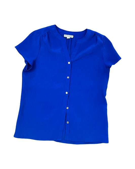 Top Ss By Dana Buchman In Blue, Size:L