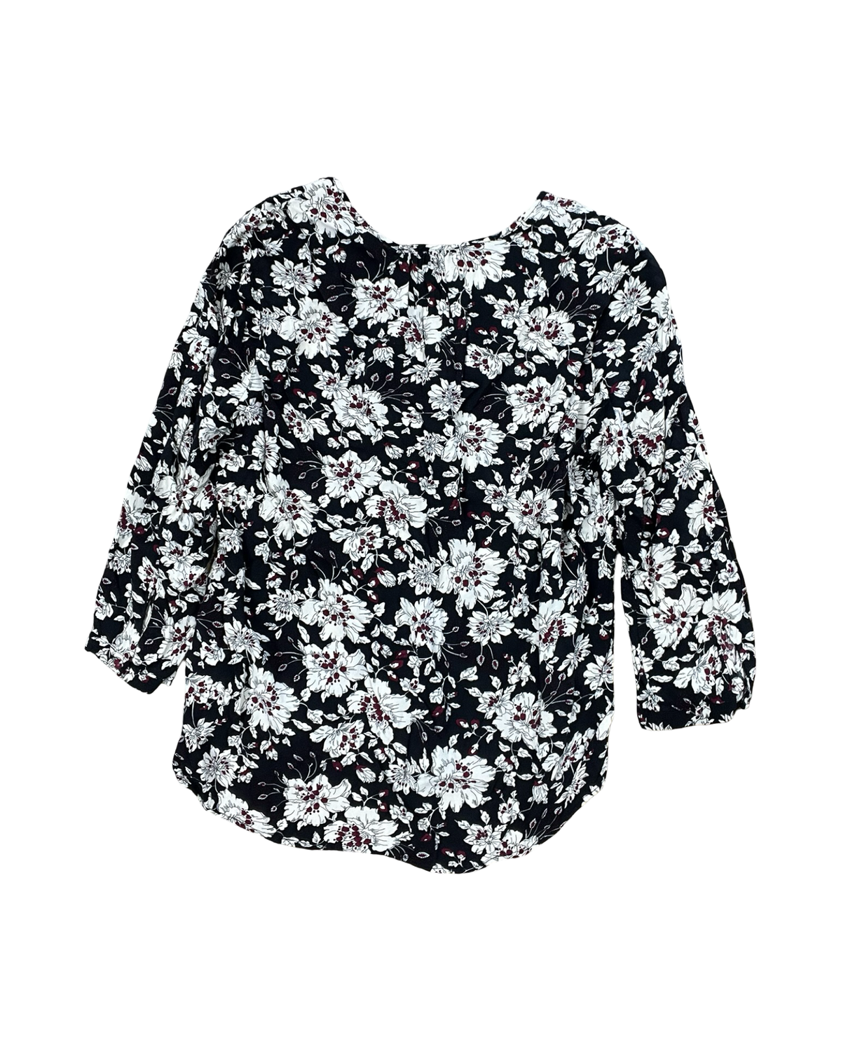 Top Ls By Clothes Mentor In Black & White, Size:Xl