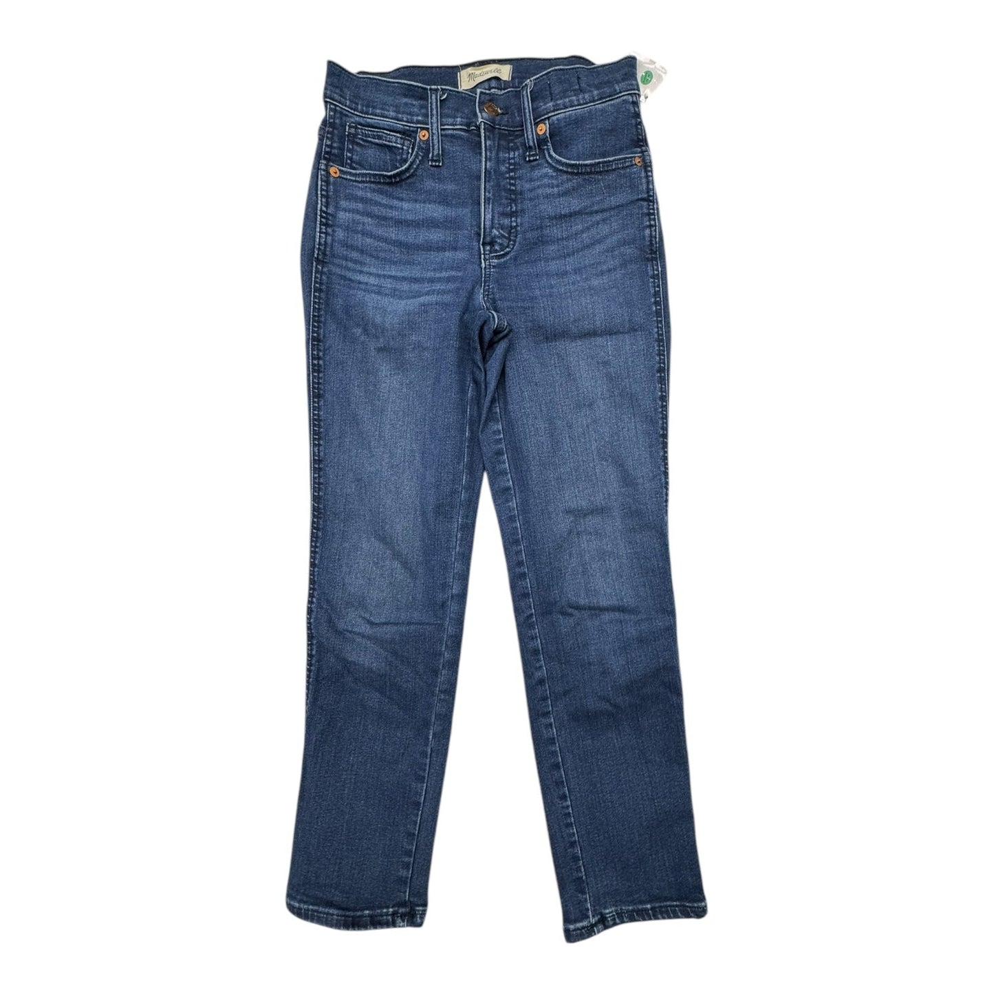 Jeans Straight By Madewell In Blue Denim, Size:0