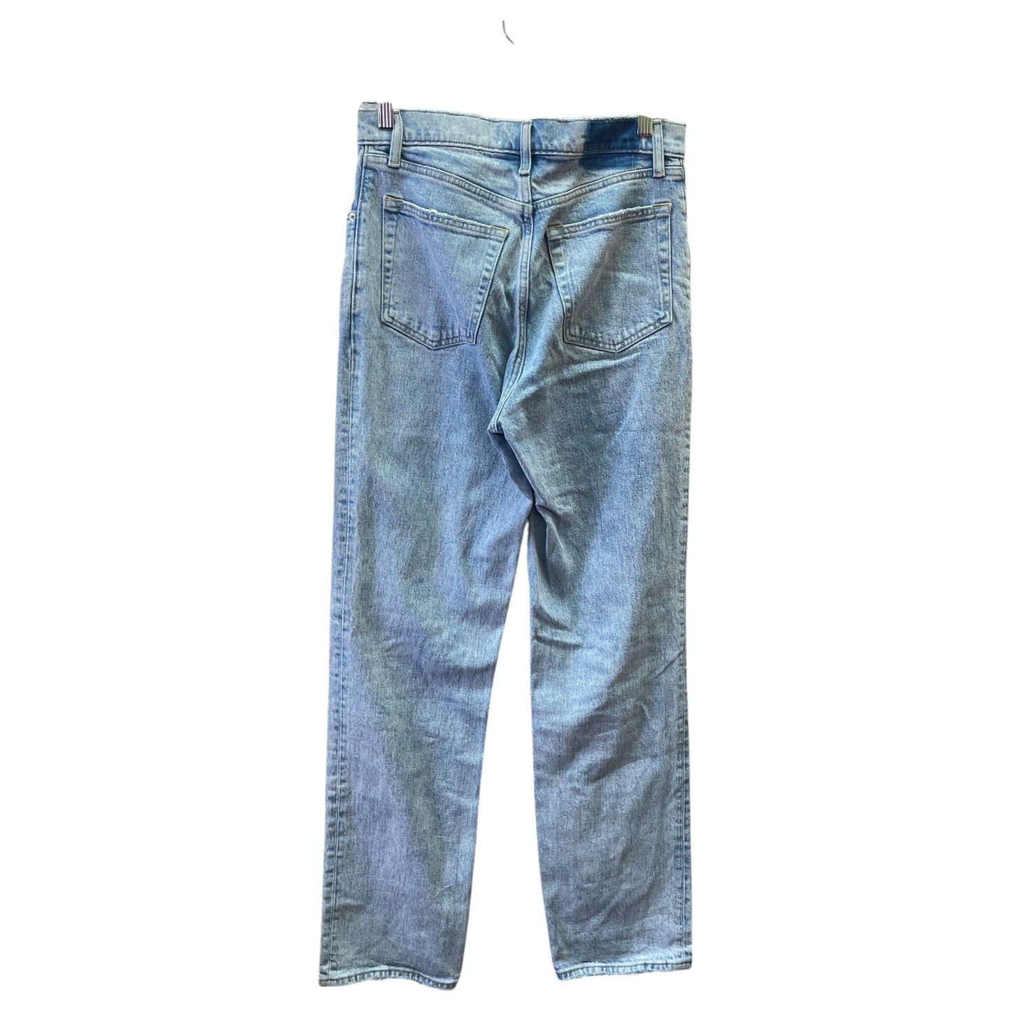 Jeans Straight By Abercrombie And Fitch In Blue Denim, Size:6