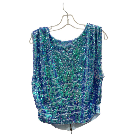 Top Sleeveless By Pilcro In Blue, Size:M
