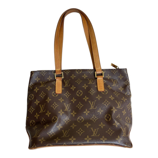 Handbag Luxury Designer By Louis Vuitton In Brown, Size:Medium