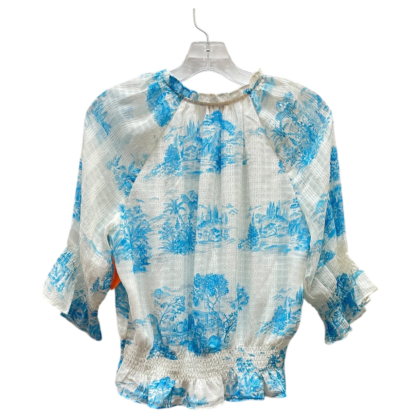 Top Ls Designer By Lilly Pulitzer In Blue & Pink, Size:S