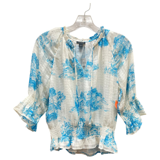 Top Ls Designer By Lilly Pulitzer In Blue & Pink, Size:S