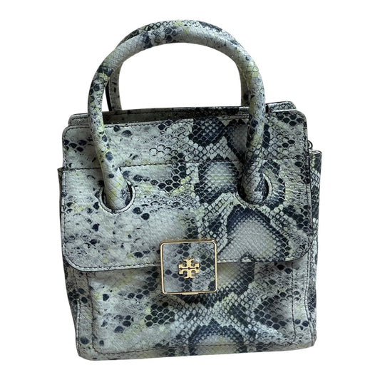 Handbag Designer By Tory Burch In Snakeskin Print, Size:Small