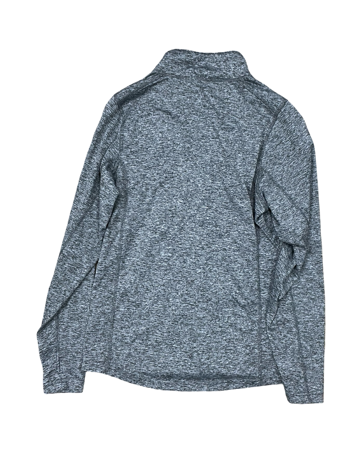 Athletic Top Ls Collar By Clothes Mentor In Grey, Size:S