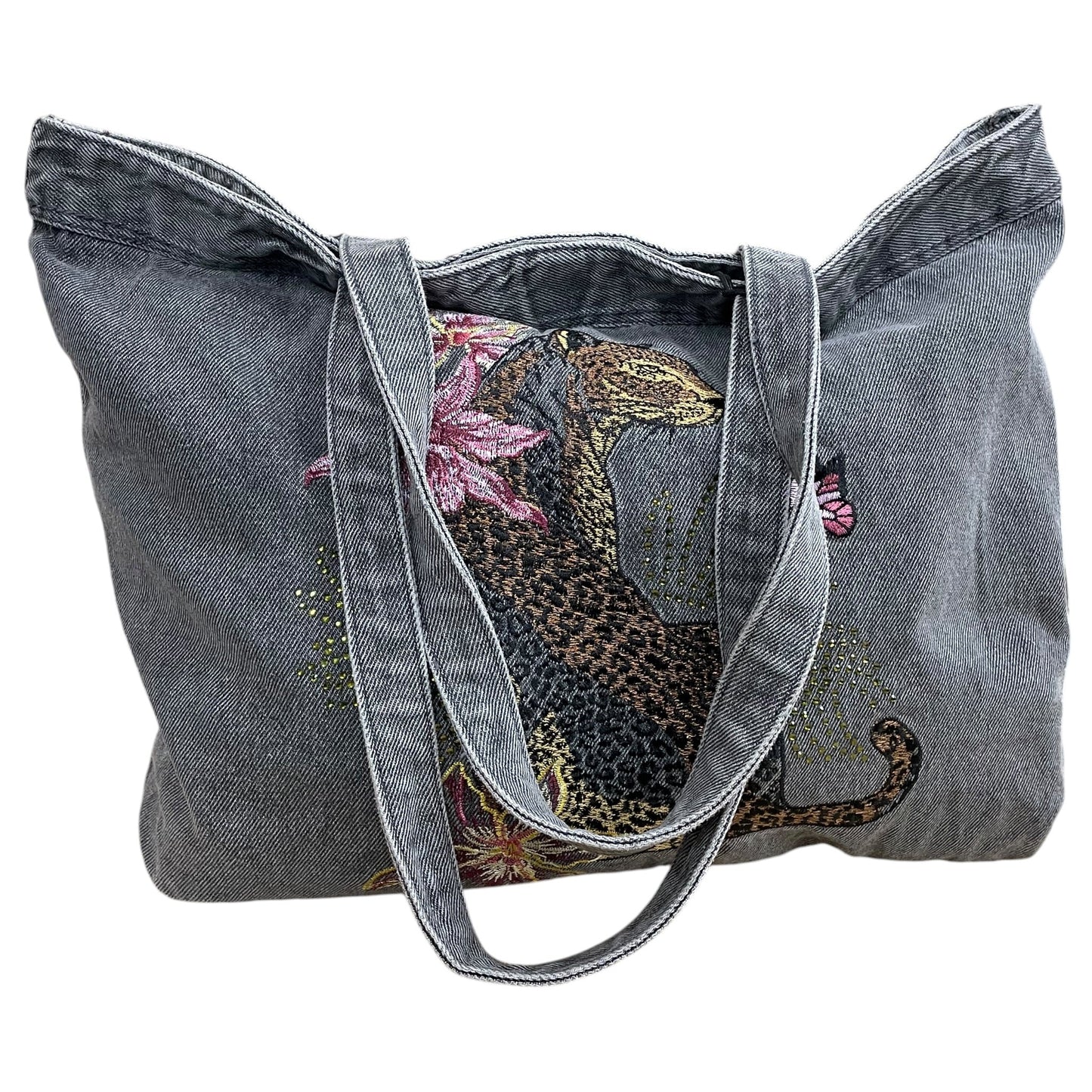 Handbag By Dg2 In Grey, Size:Large