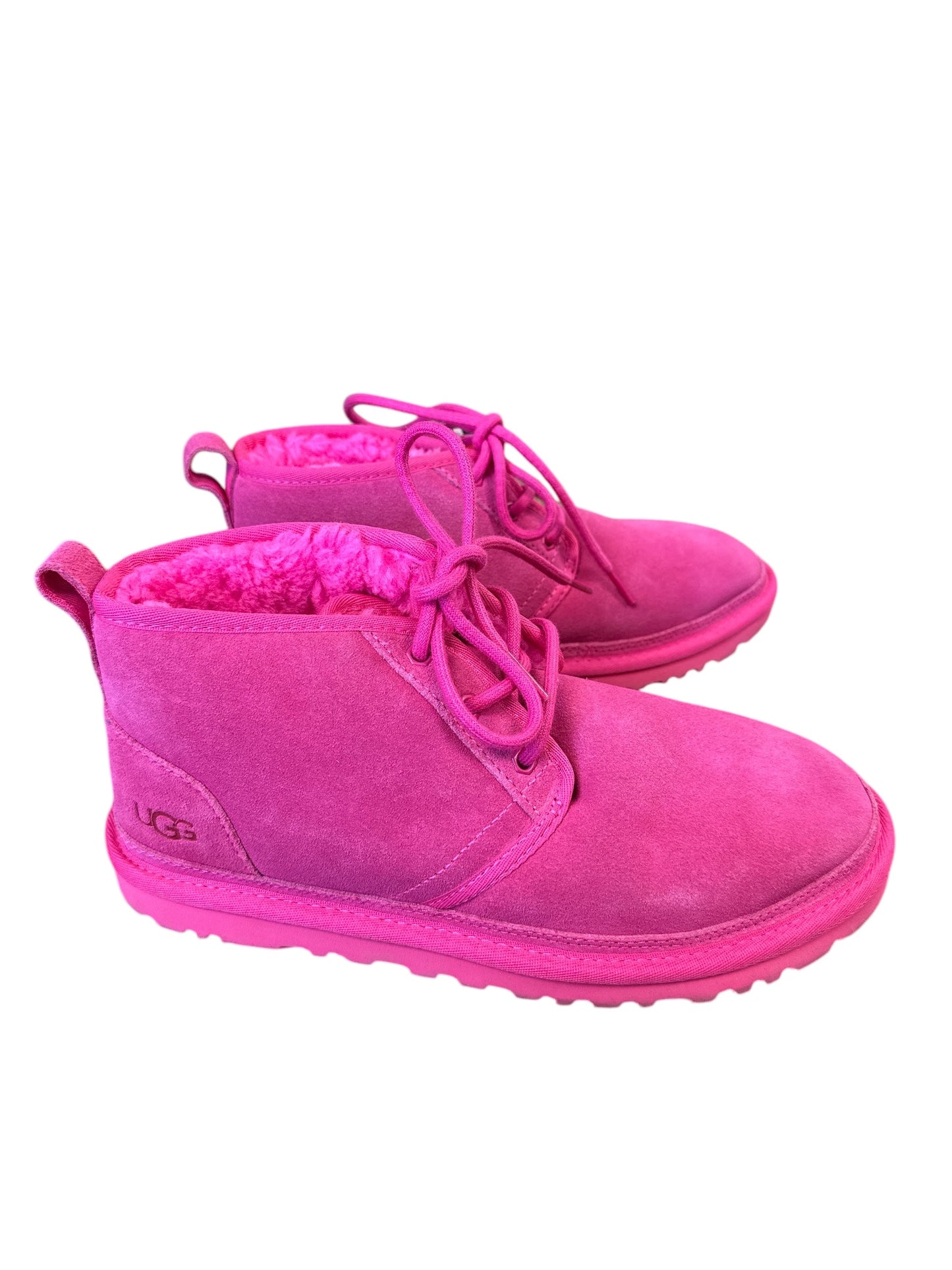 Boots Designer By Ugg In Pink, Size: 9