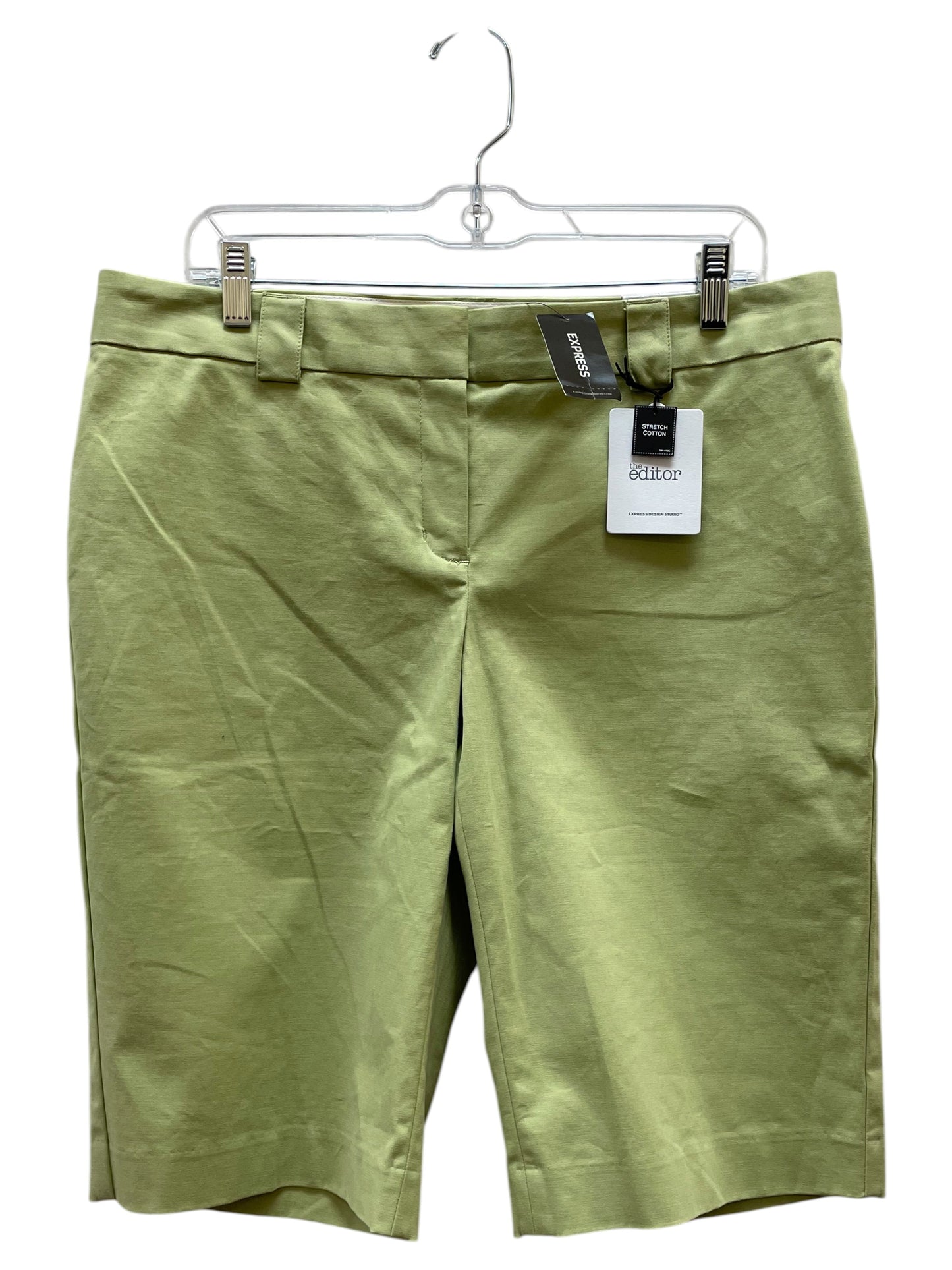 Shorts By Express Design Studio In Green, Size:12