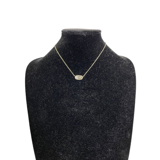 Necklace Pendant By Kendra Scott In Gold