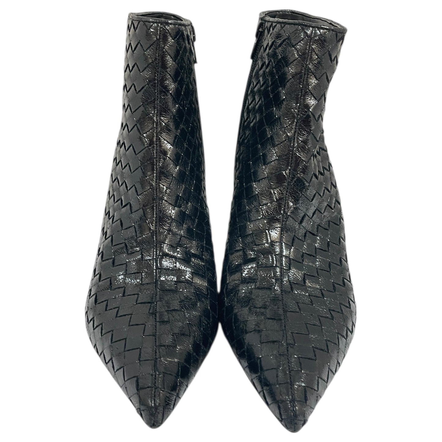 Boots Ankle Heels By Inc In Black, Size:10.5