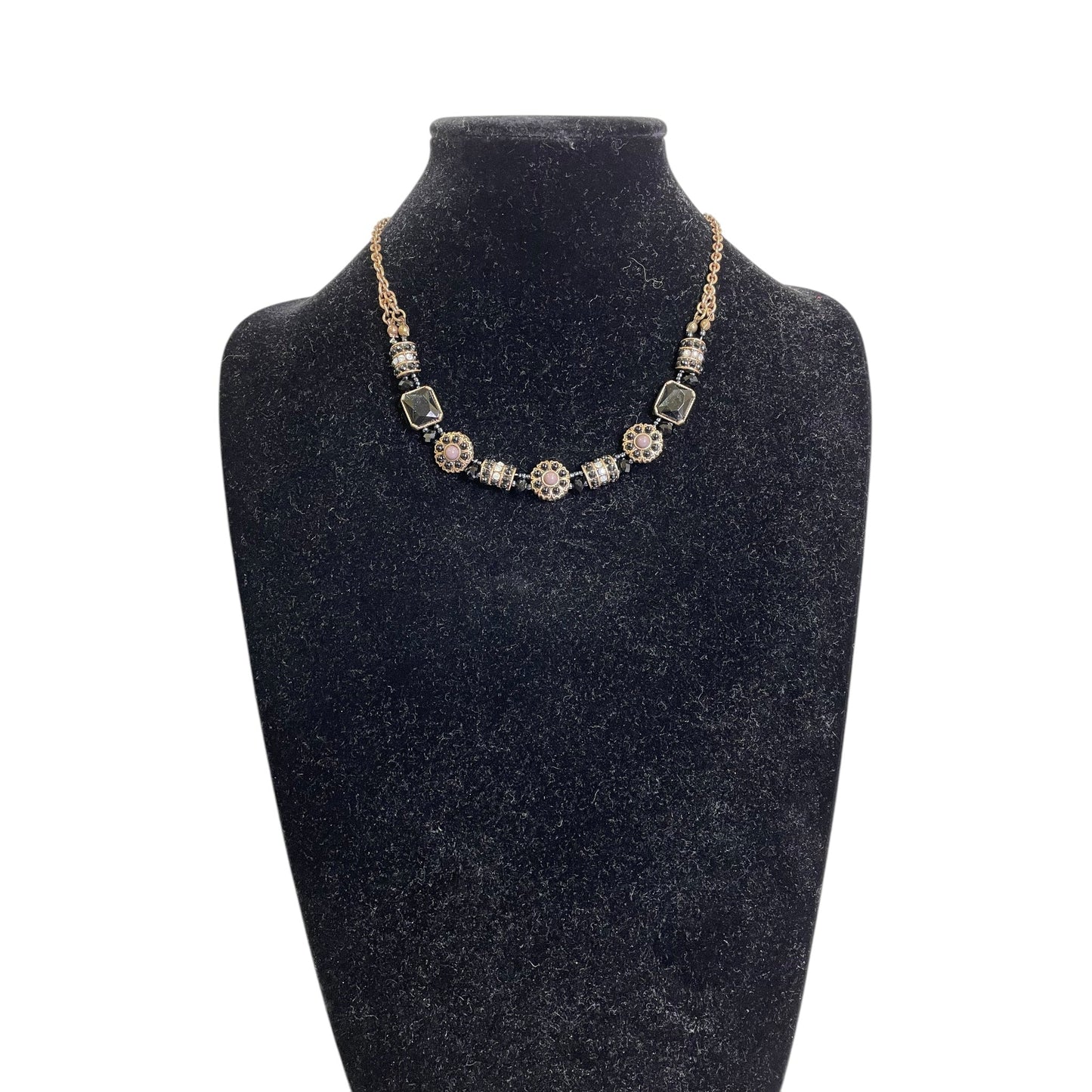 Necklace Lariat & Y-Drop By Cme In Black