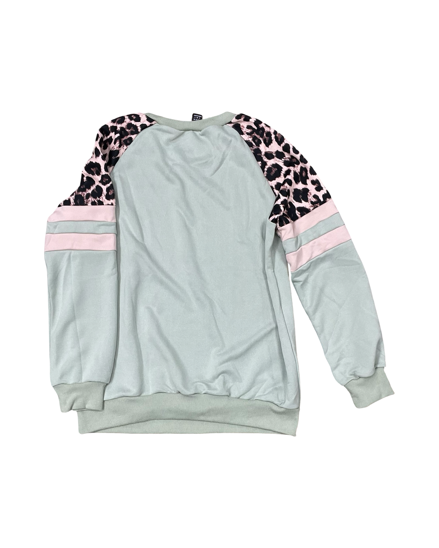 Sweatshirt Crewneck By Shein In Green, Size:S