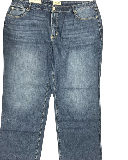 Jeans Straight By Seven 7 In Blue, Size:22