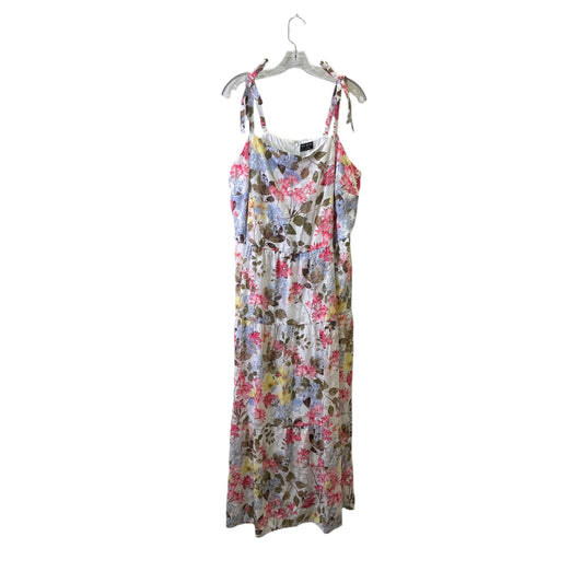 Dress Casual Maxi By Lane Bryant In Floral Print, Size:1X