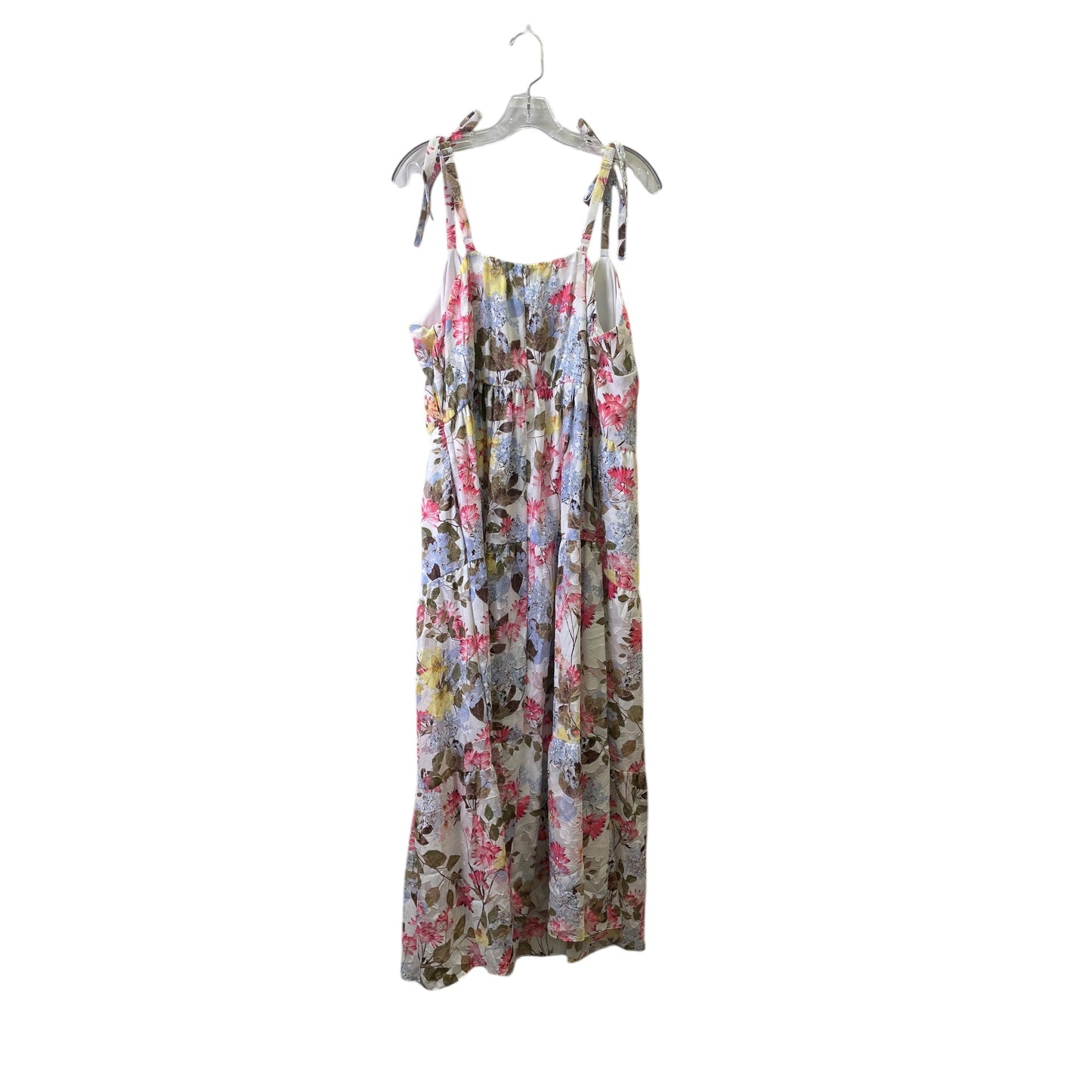 Dress Casual Maxi By Lane Bryant In Floral Print, Size:1X