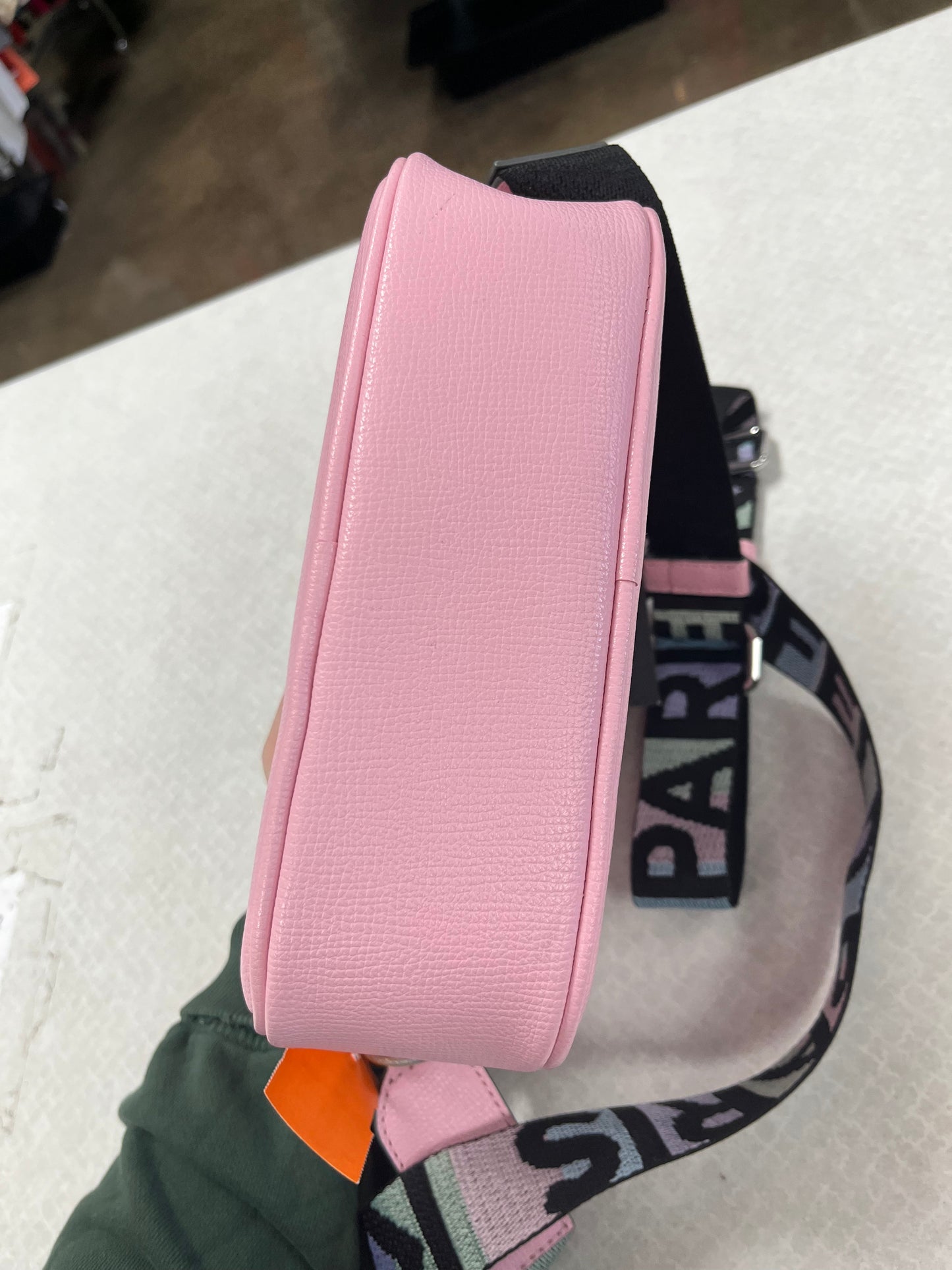 Crossbody Designer By Karl Lagerfeld In Pink, Size:Medium