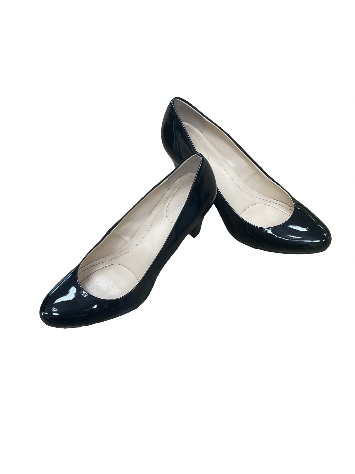 Shoes Heels Block By Calvin Klein In Black, Size:6.5